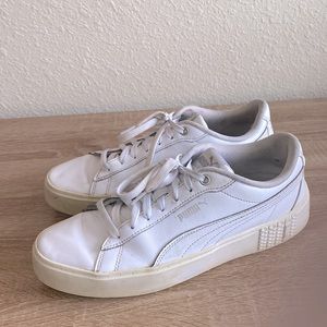 Puma White Sneakers 👟 Size 11